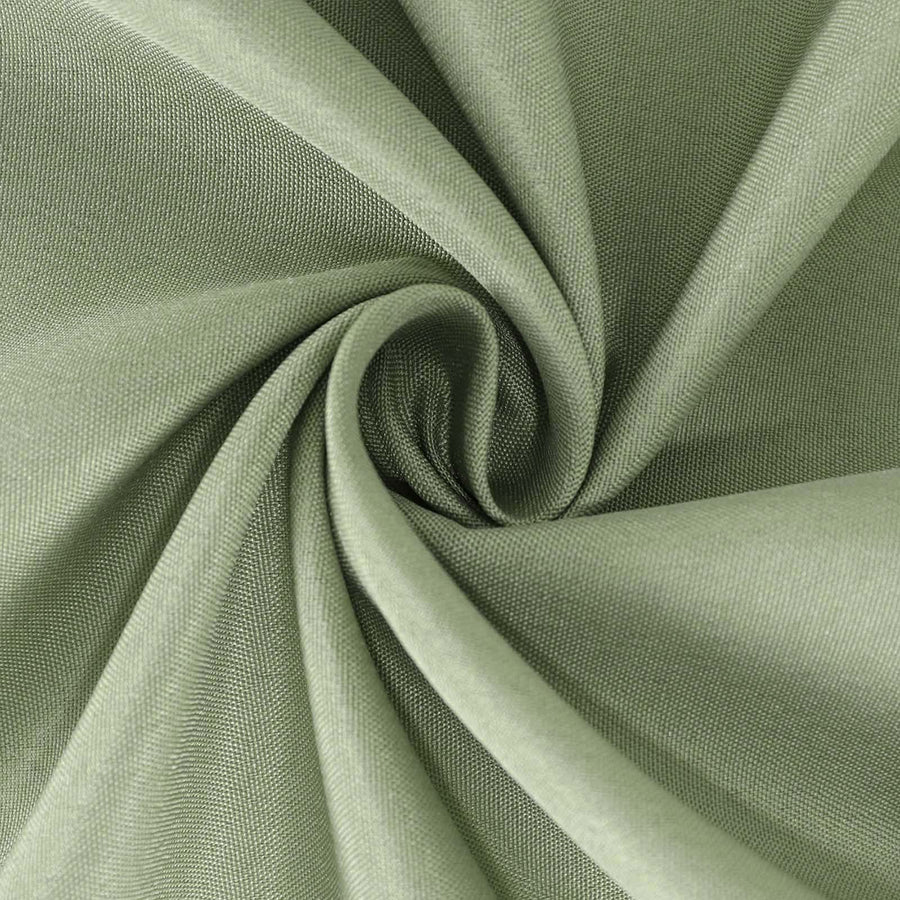 Polyester Table Linen, 120" Round, Eucalyptus Green