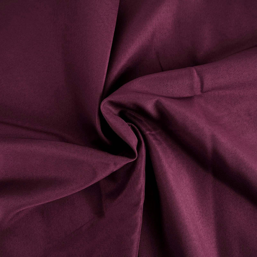 Polyester Table Linen, 120" Round, Eggplant