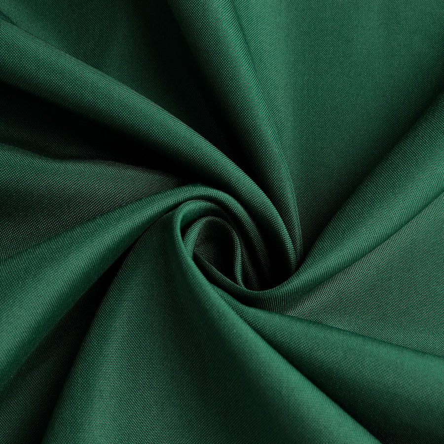 Polyester Table Linen, 120" Round, Hunter Green