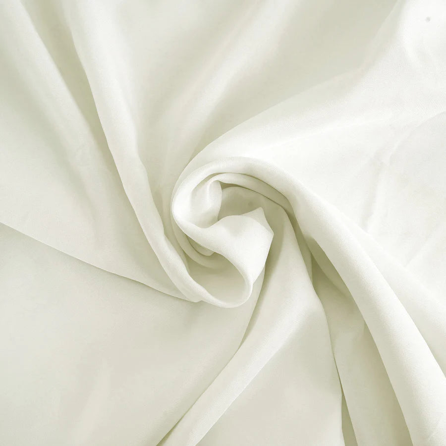 Polyester Table Linen, 120" Round, Ivory