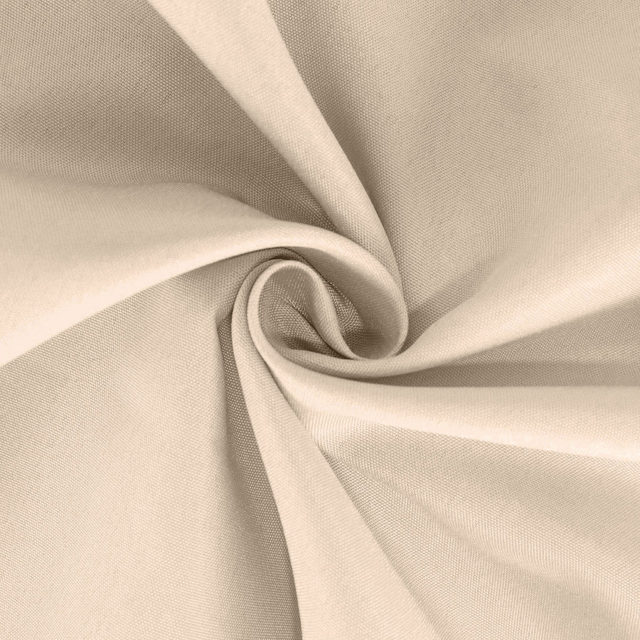 Polyester Table Linen, 120" Round, Nude