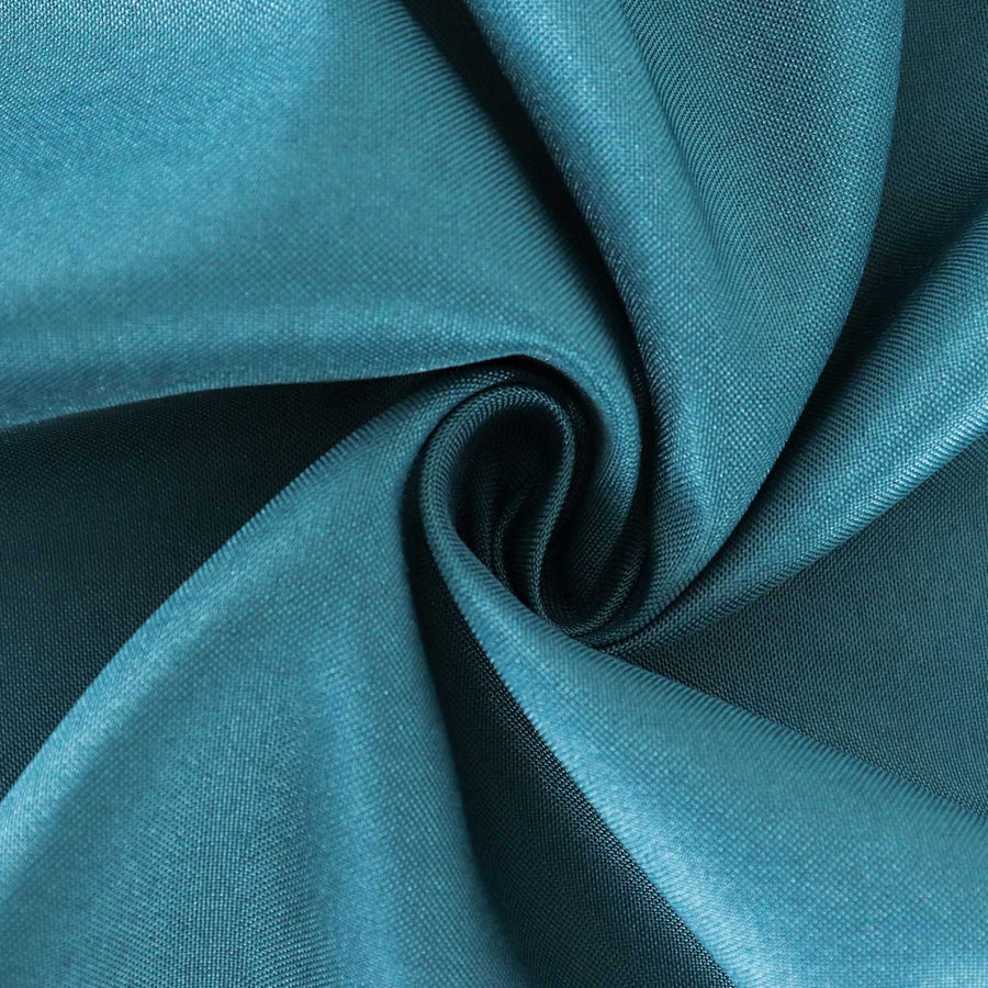 Polyester Table Linen, 120" Round, Peacock Teal