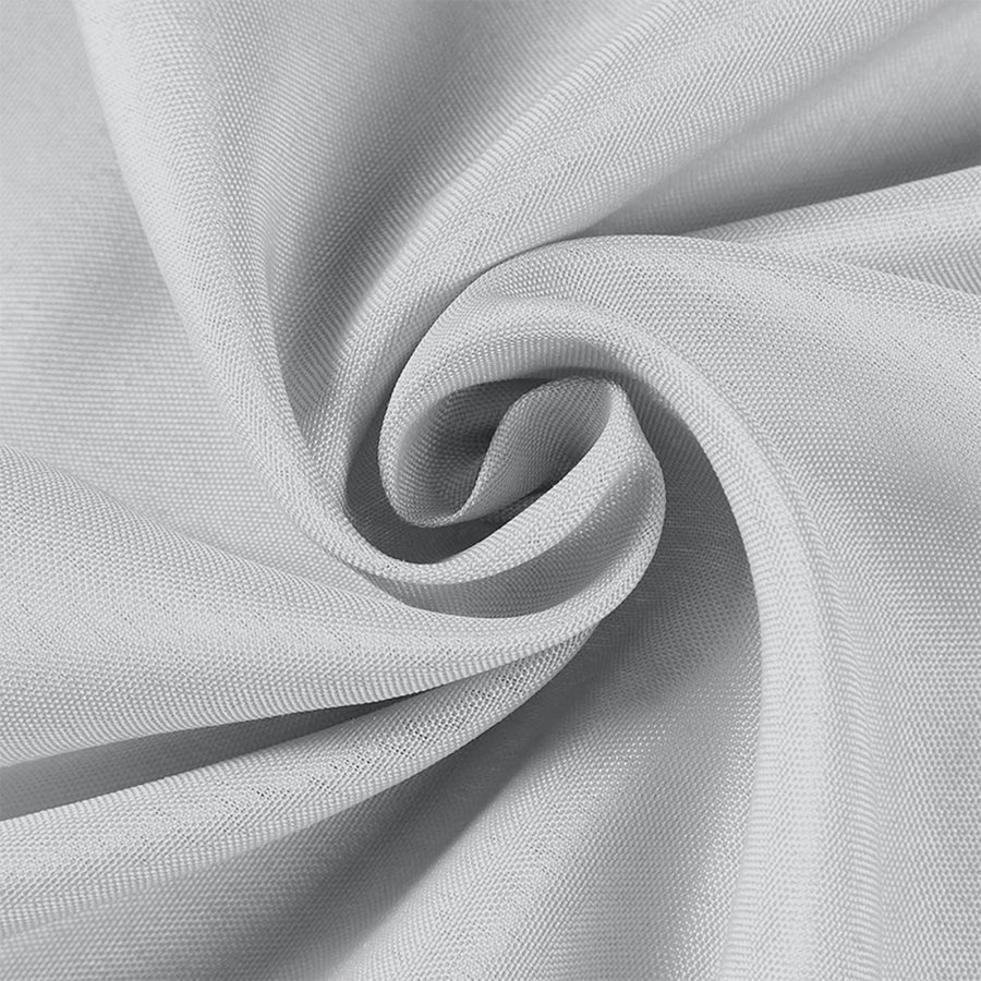 Polyester Table Linen, 120" Round, Silver