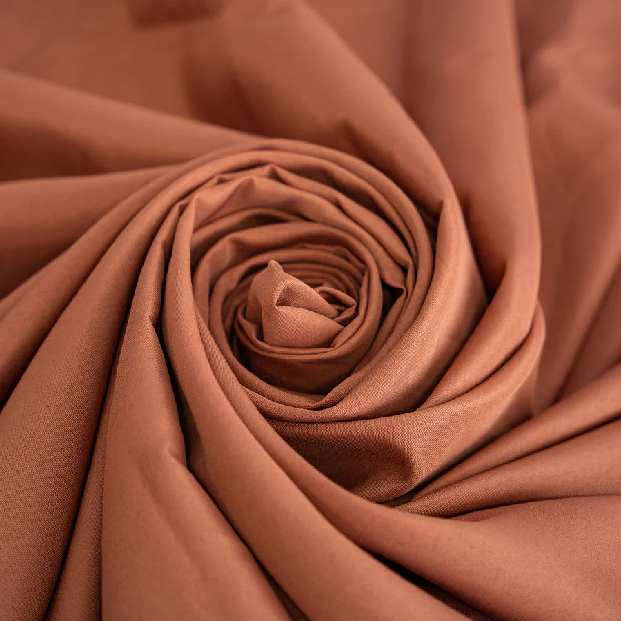 Polyester Table Linen, 120" Round, Terracotta