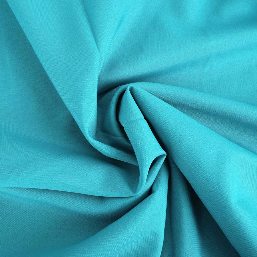 Polyester Table Linen, 120" Round, Turquoise Blue