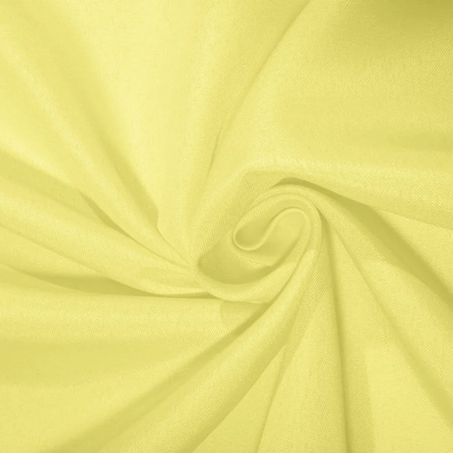 Polyester Table Linen, 120" Round, Yellow