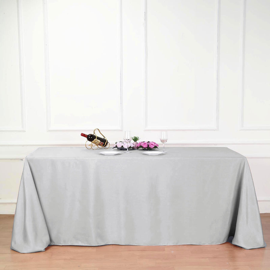 Standard Table Linen - Polyester, Silver