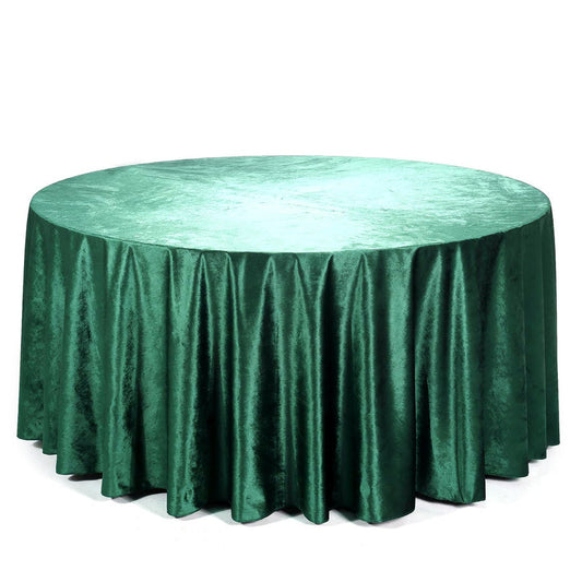 Specialty Table Linen - Velvet, Emerald Green