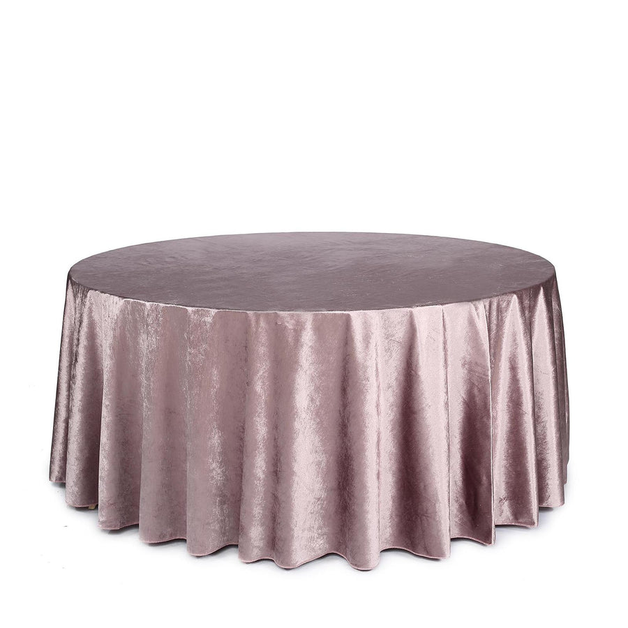 Specialty Table Linen - Velvet, Mauve