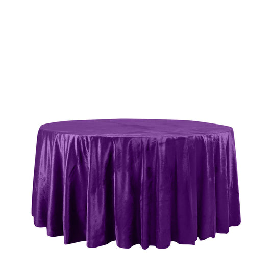 Specialty Table Linen - Velvet, Royal Purple