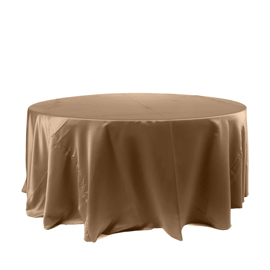 Specialty Table Linen - Satin, Taupe