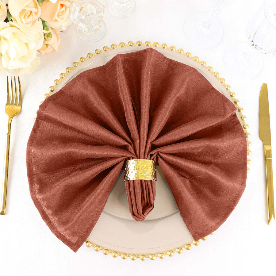 Standard Table Linen - Polyester, Terracotta