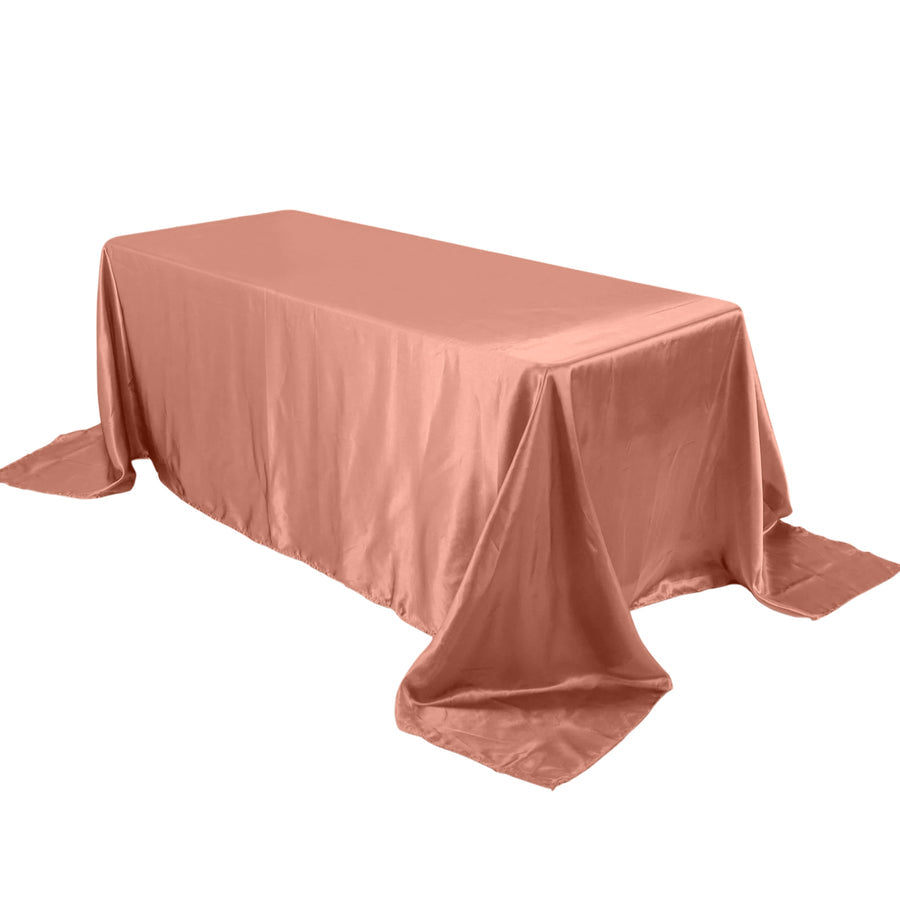 Specialty Table Linen - Satin, Terracotta