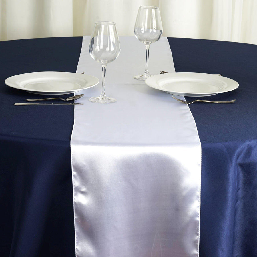 Specialty Table Linen - Satin, White