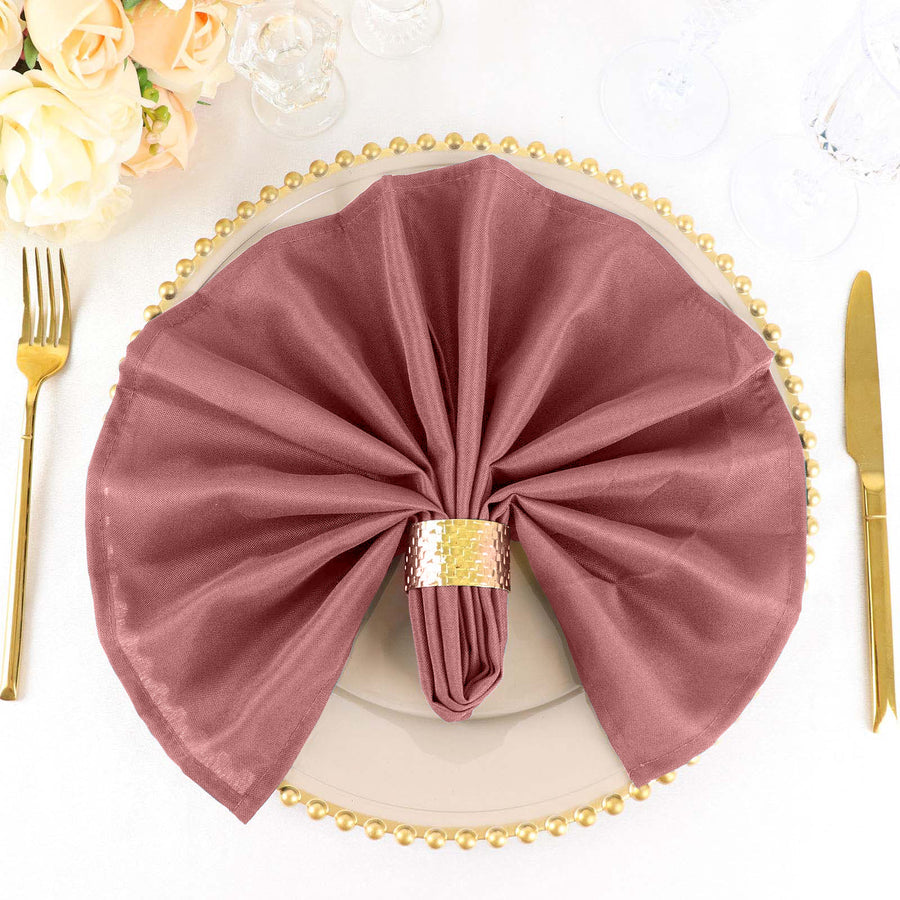 Standard Table Linen - Polyester, Cinnamon Rose