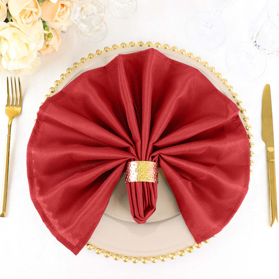 Standard Table Linen - Polyester, Red