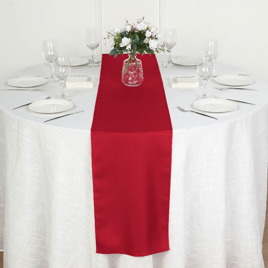 Standard Table Linen - Polyester, Wine Red